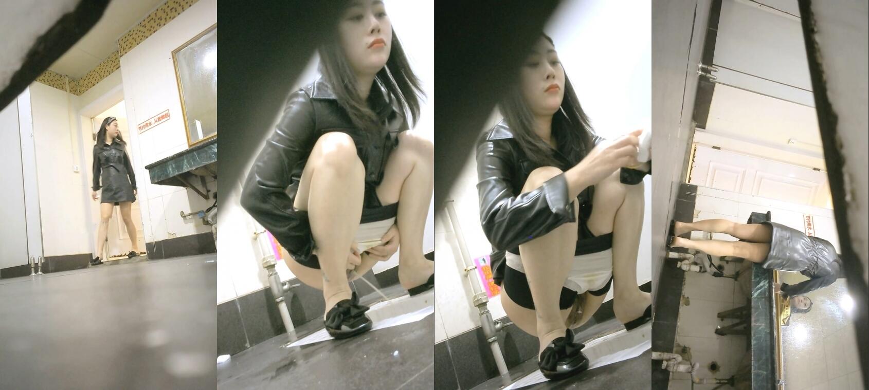 极品厕拍！美女如云服装城坑神逼脸同框偸拍数位漂亮小姐姐方便，亮点多多，颜值小妹干燥使劲拉面目狰狞最后用手抠出来