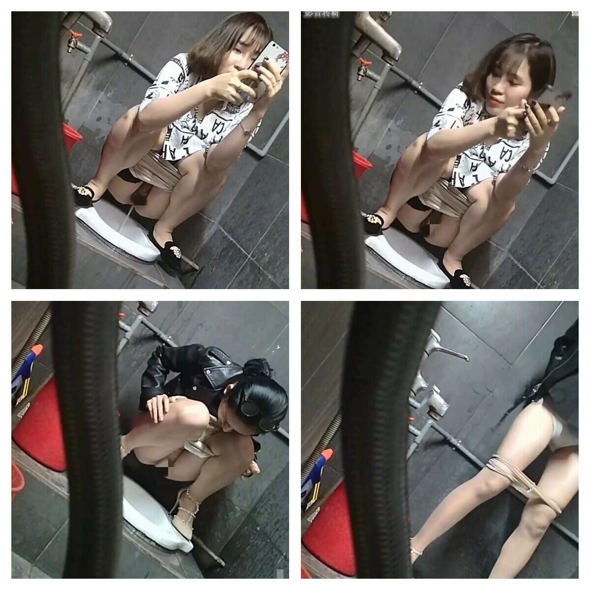 小吃店女厕全景偷拍❤️几位漂亮小姐姐的极品美鲍鱼
