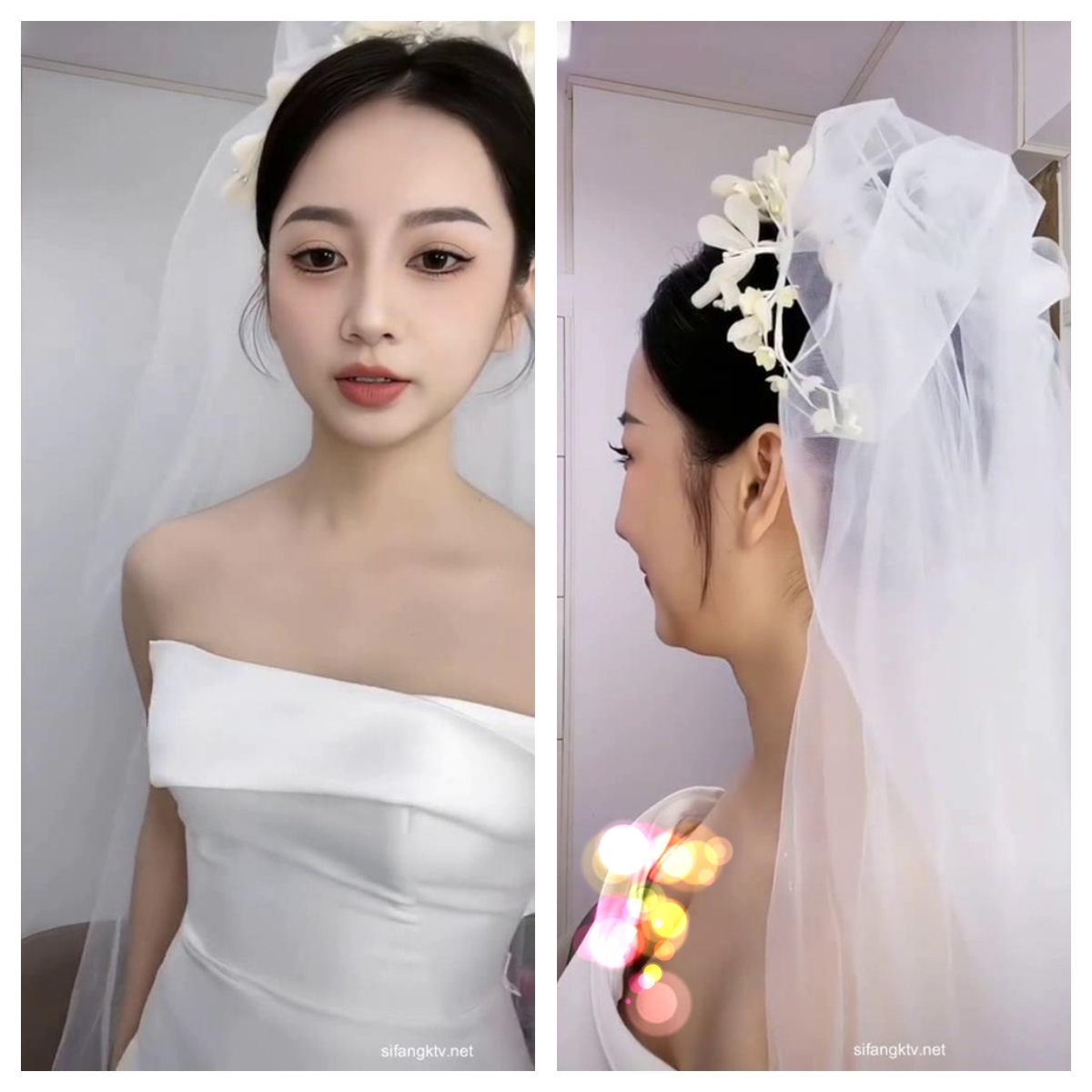 4-6求档作品【新娘高抄】新娘婚纱真空离罩化妆走光 简直美炸了！
