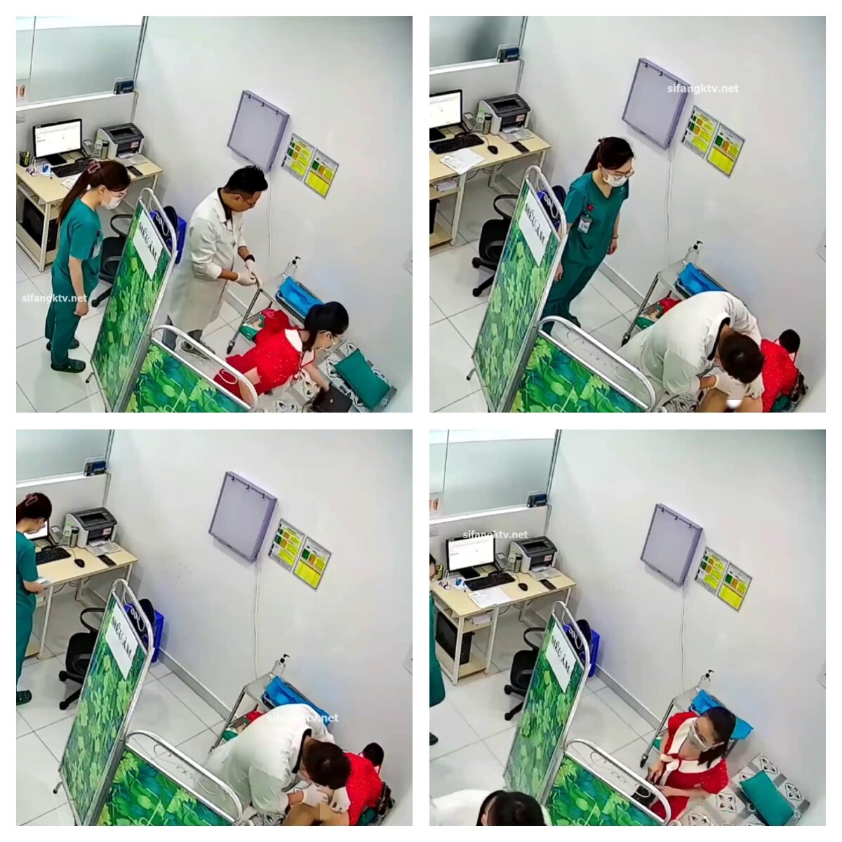 黑客破解医院治疗室摄像头偷拍❤️撅起屁股 肛门手指插入抠动 真酸爽真羡慕这医生每天能看不同美女的逼