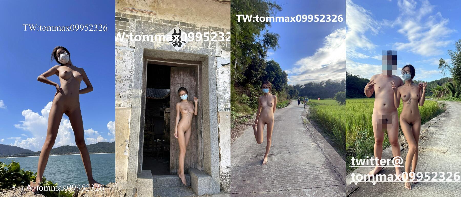 炸裂！出道即巅峰，新手露出界天花板苗条女神tomm毫无底线农家院景区专卖店露出完结，协同闺蜜下乡裸体采风