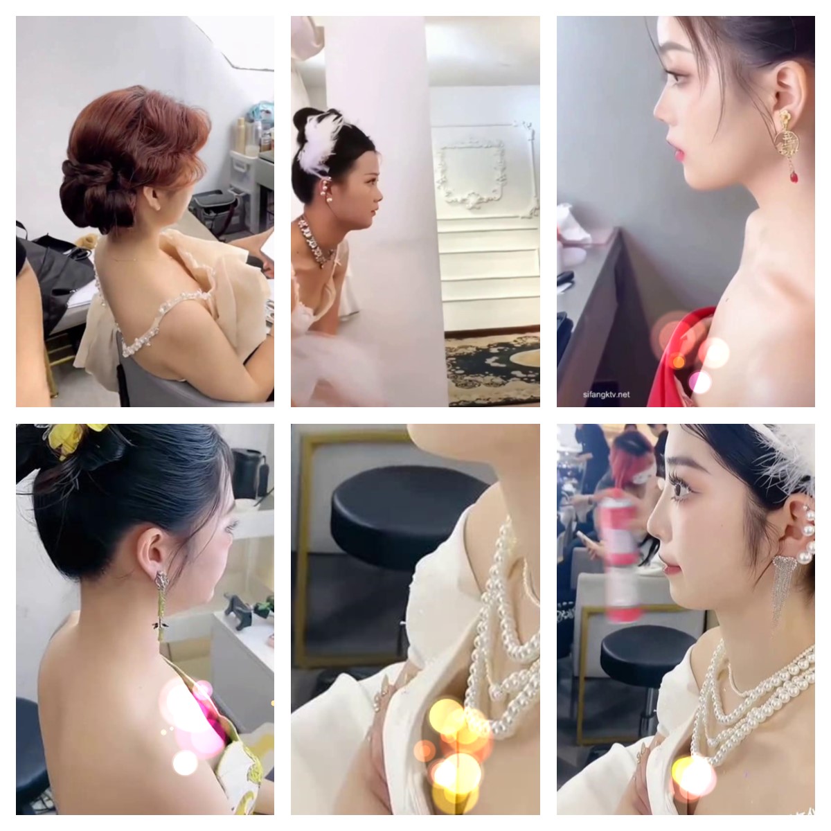 4-6求档作品【新娘高抄】新娘婚纱真空离罩化妆走光 简直美炸了！