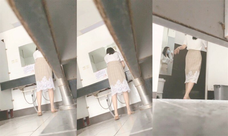 大神潜入单位女厕近距离偷窥美女同事阴毛杂乱的小黑鲍