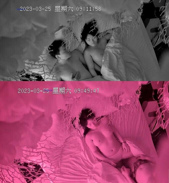 ❣️酒店偷拍❣️20230325㊙️眼镜男爆操巨乳极品女友后续，大奶子纯天然，被男友操了几炮，爱不释手太极品了