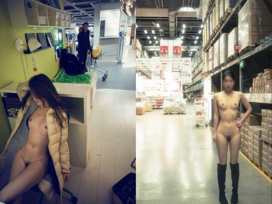屌炸天！推特顶级身材露出狂人女神【草莓酱】订阅福利，野战商场超市大街专注人前极限露出已经被路人看见