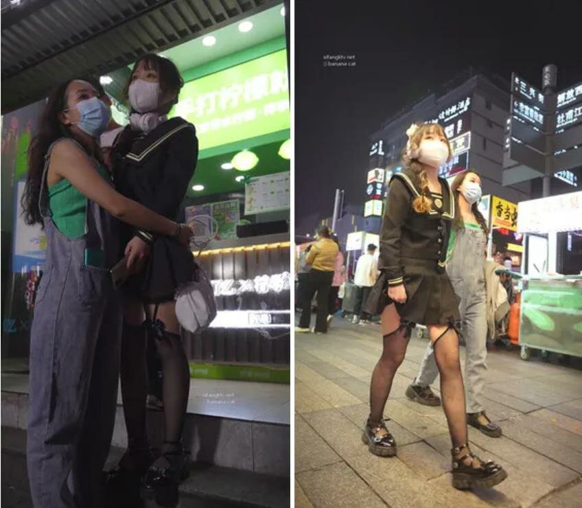 大神偷拍美女❤️极品短裙美女破洞油亮丝袜半透明窄内 隐约露B美女穿情趣过膝袜配骚丁弯腰拽腿环露性感肉臀