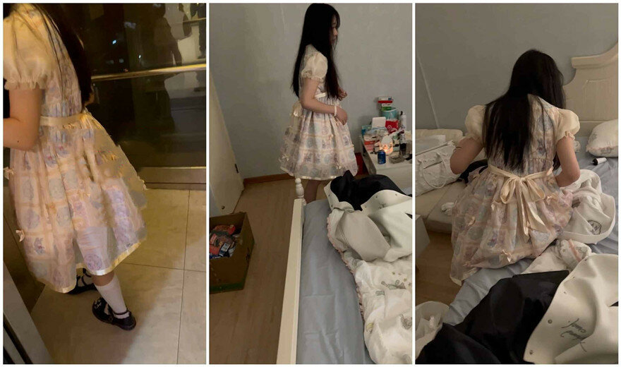 ✅鬼火少年继续祸害白月光女孩,这次将魔爪伸向洛丽塔小妹,使劲揪奶头,都小姑娘都揪哭了