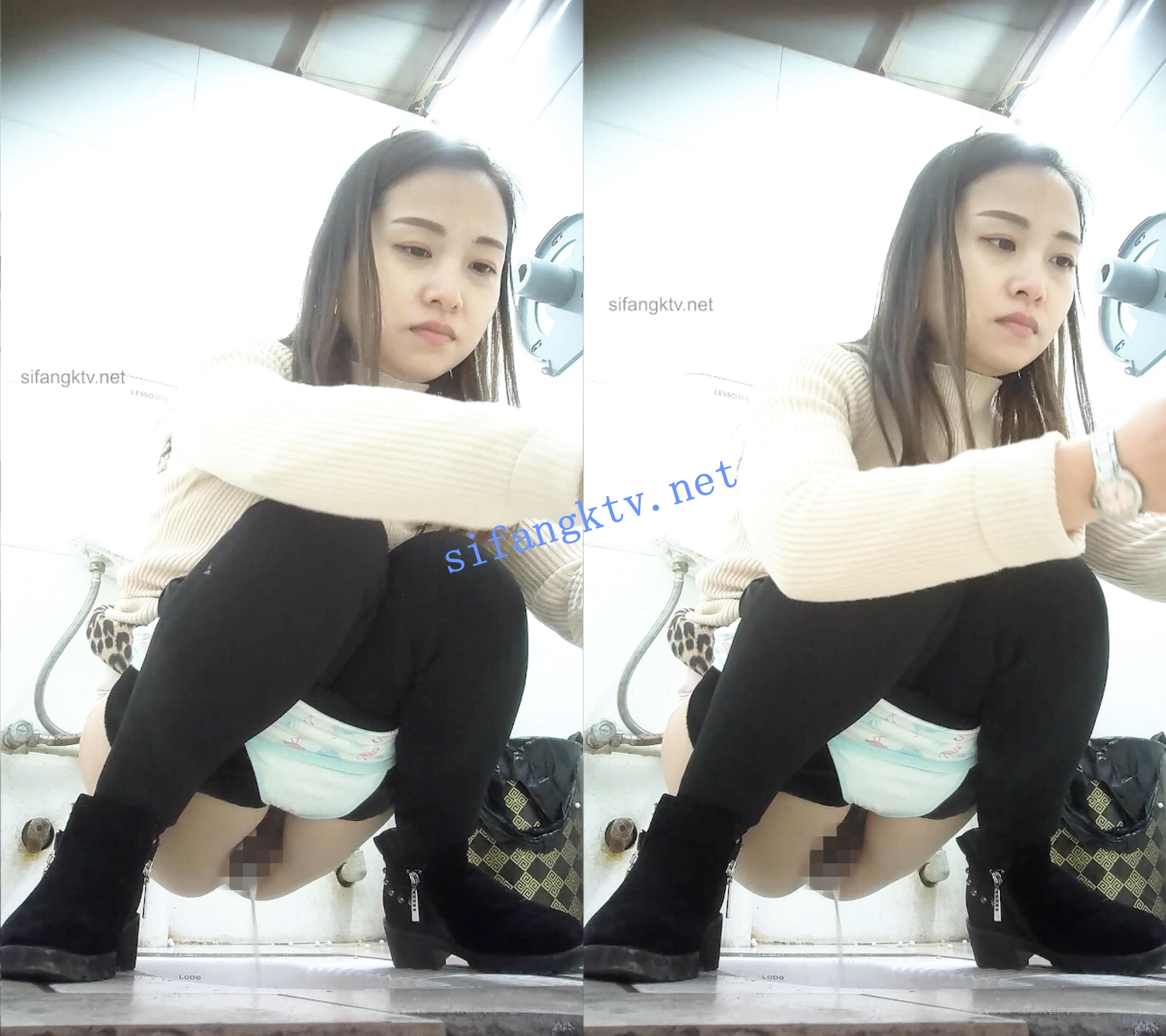 ㊙️Etz全景厕拍㊙️一群热穴少女！喝醉呕吐！性感长靴！