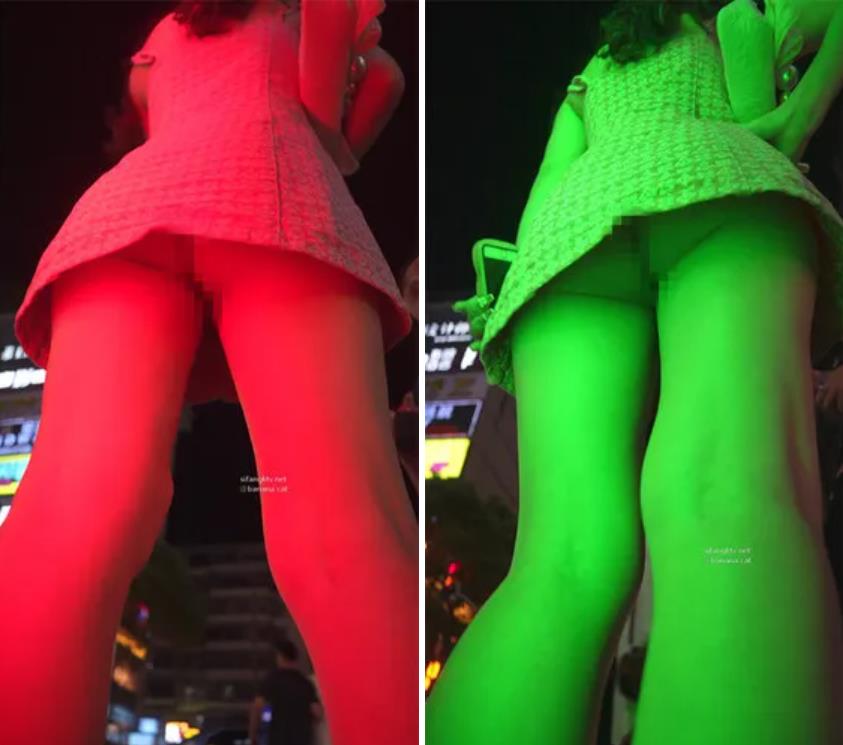 大神夜市尾随偷拍❤️模特身材180长腿美女肉色丝袜配粉内逛街被抄底❤️钻石高跟超短吊带裙美女穿着骚丁