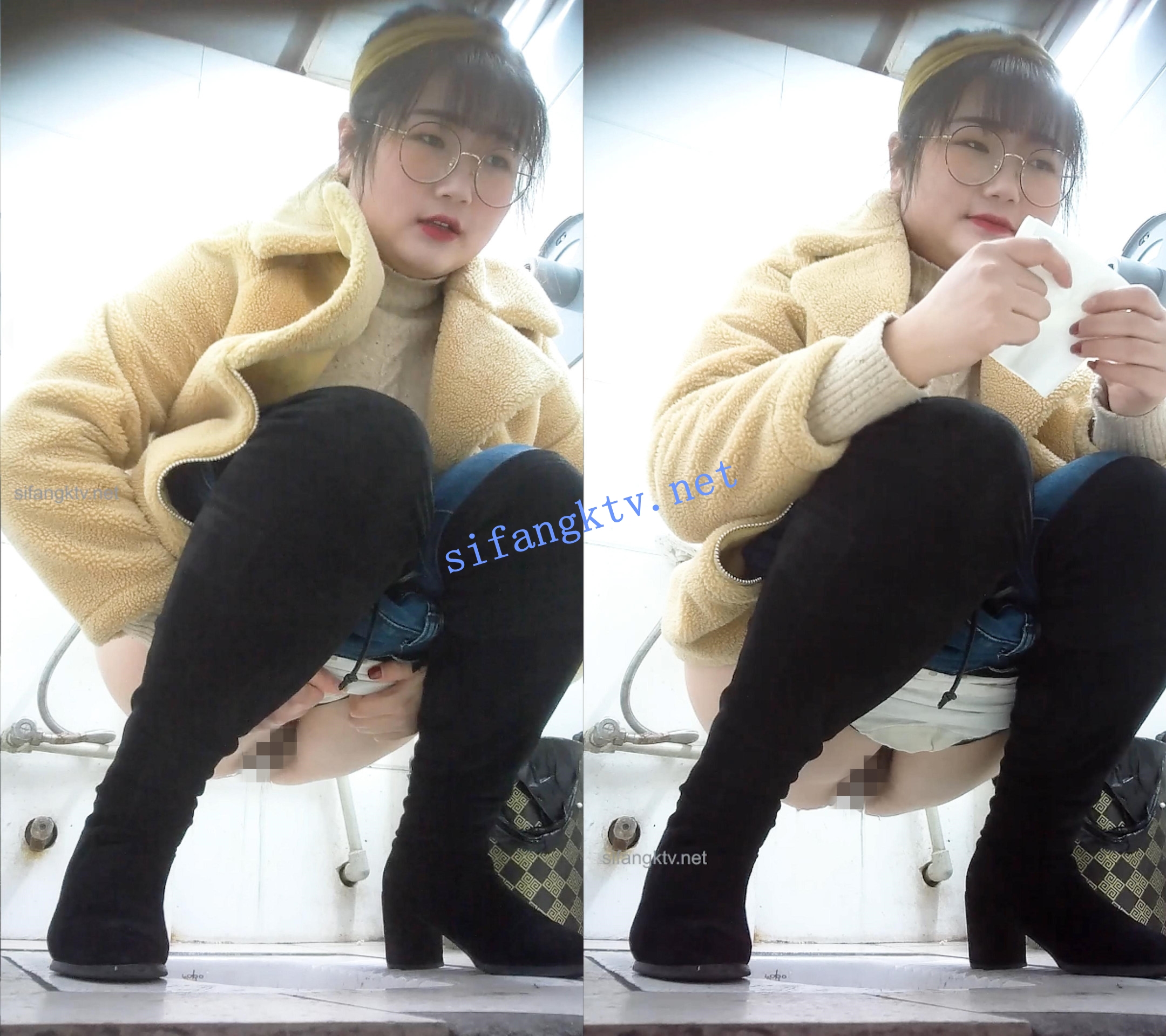 ㊙️Etz全景厕拍㊙️一群热穴少女！喝醉呕吐！性感长靴！