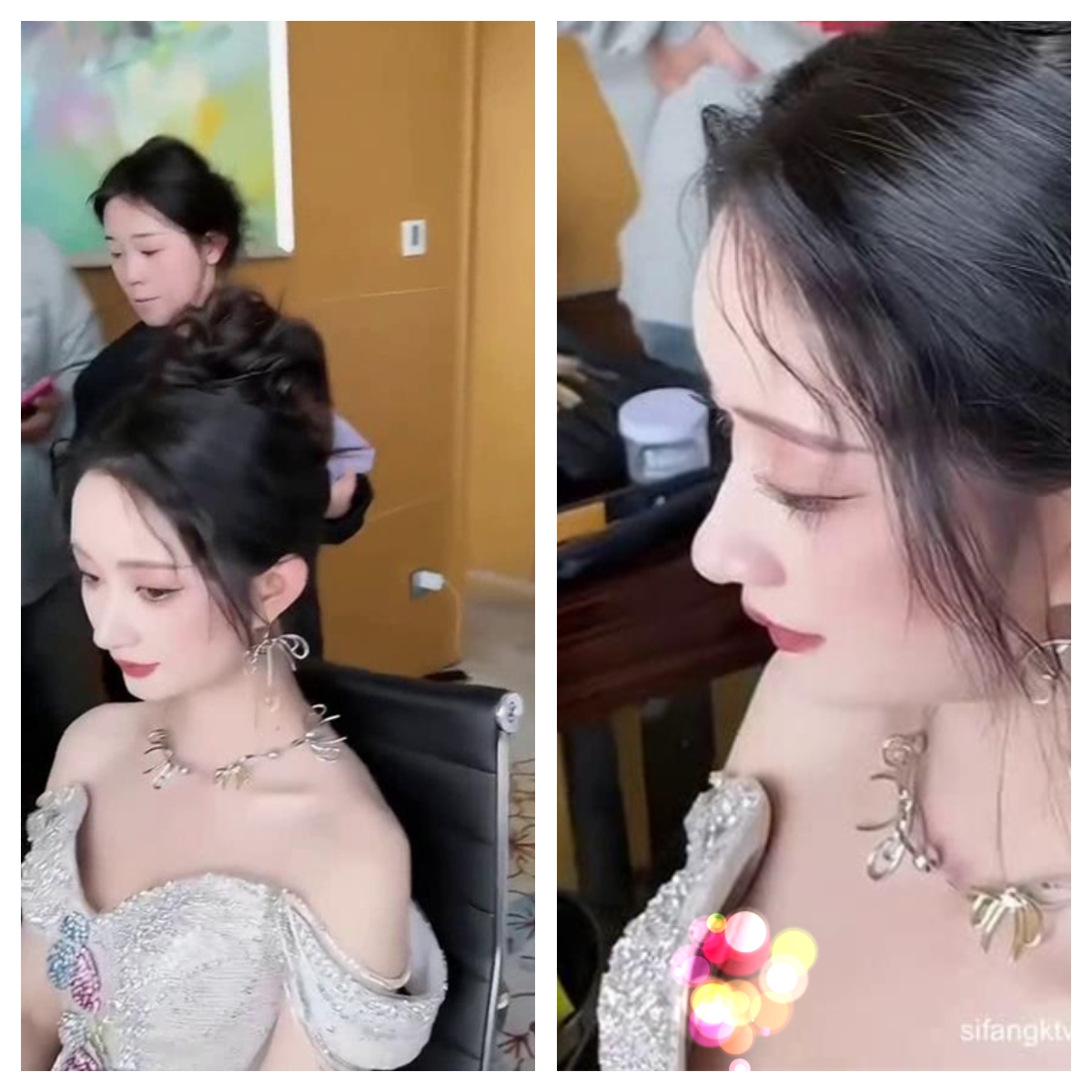4-6求档作品【新娘高抄】新娘婚纱真空离罩化妆走光 简直美炸了！
