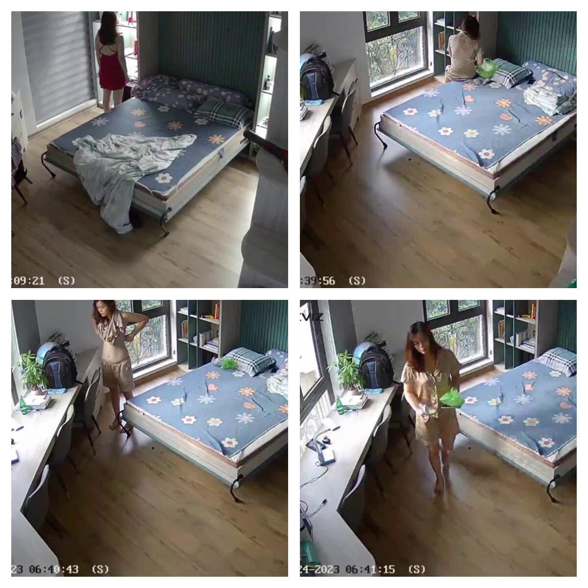 破解萤石云家庭摄像头偷拍❤️极品良家少妇 性欲很强 每次都主动求爱