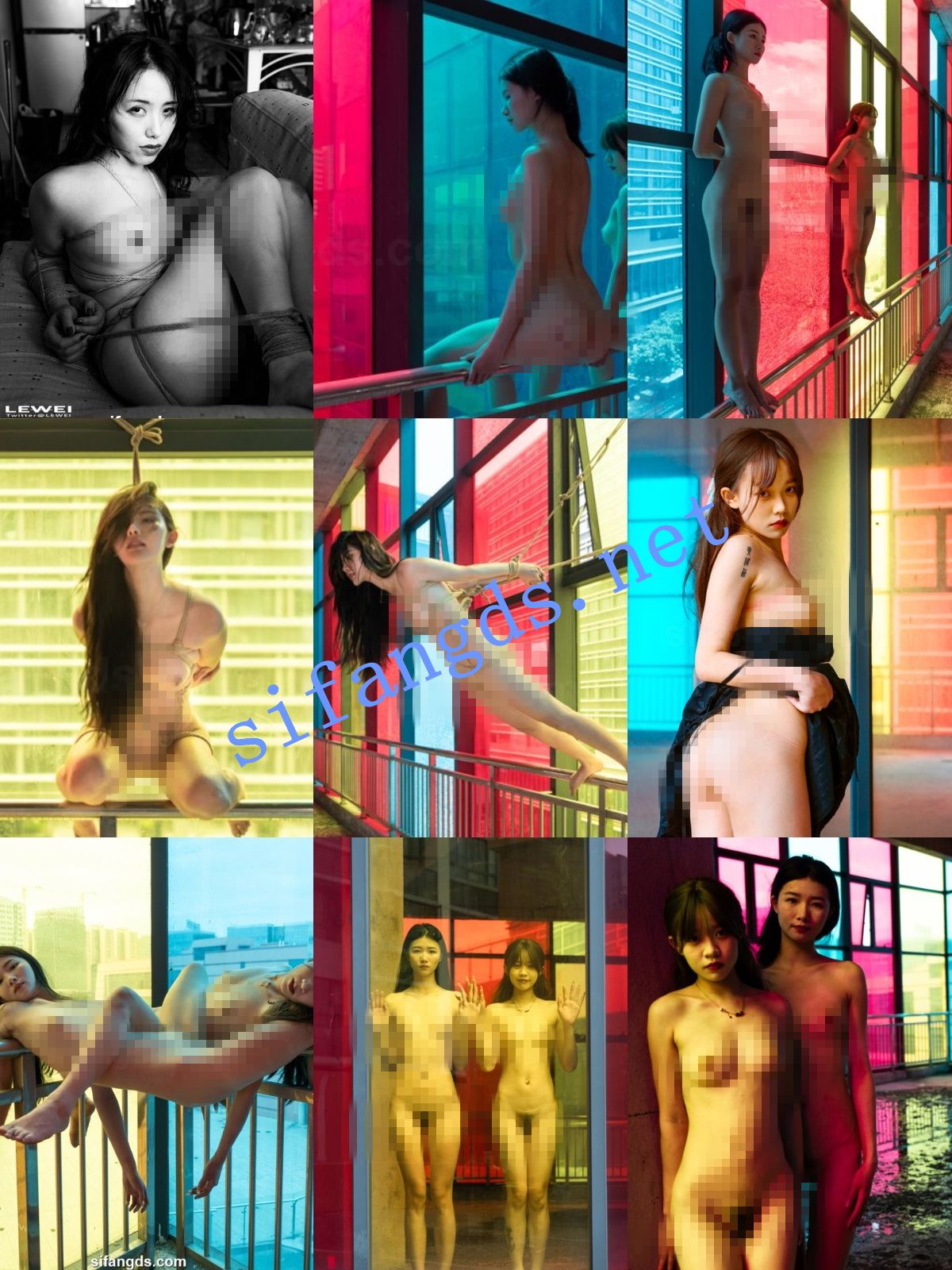 4-21求档作品【重磅核弹】luka新图-emo+其余7位大神网红摄影 大尺度私拍