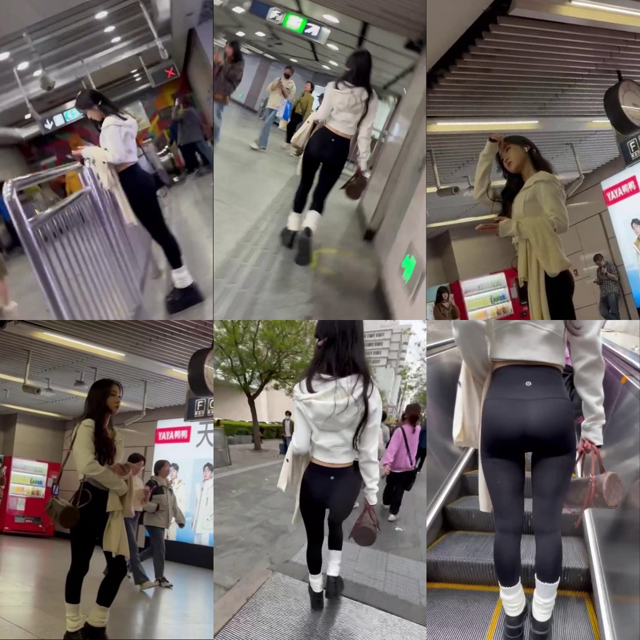✅全网首发【街射涂鸦】酒吧 地铁 户外爆射各种丝袜美女