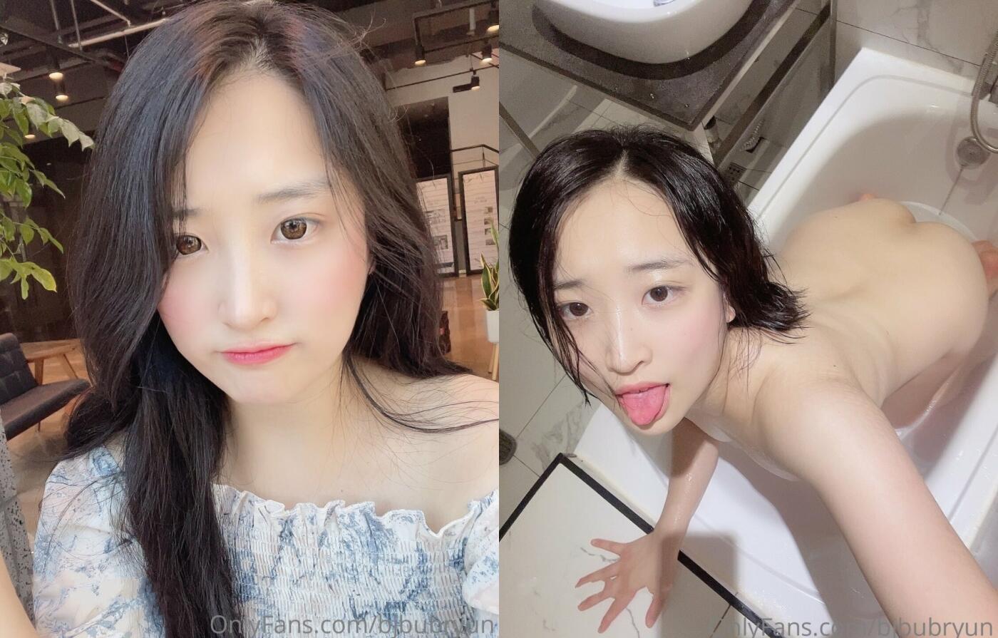 《最新流出✅女神泄密》露脸才是王道！万人求档Onlyfans人形清纯母狗反差婊Bjbubr订阅私拍~大波肥臀居家各种道具紫薇