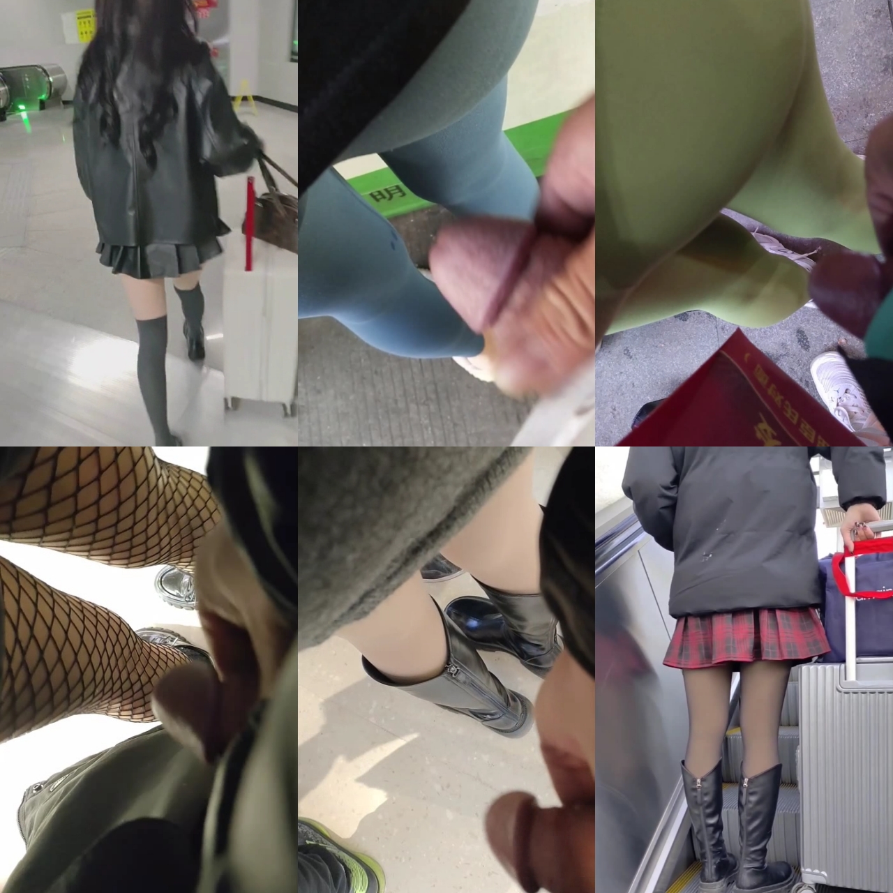 ✅全网首发【街射涂鸦】酒吧 地铁 户外爆射各种丝袜美女