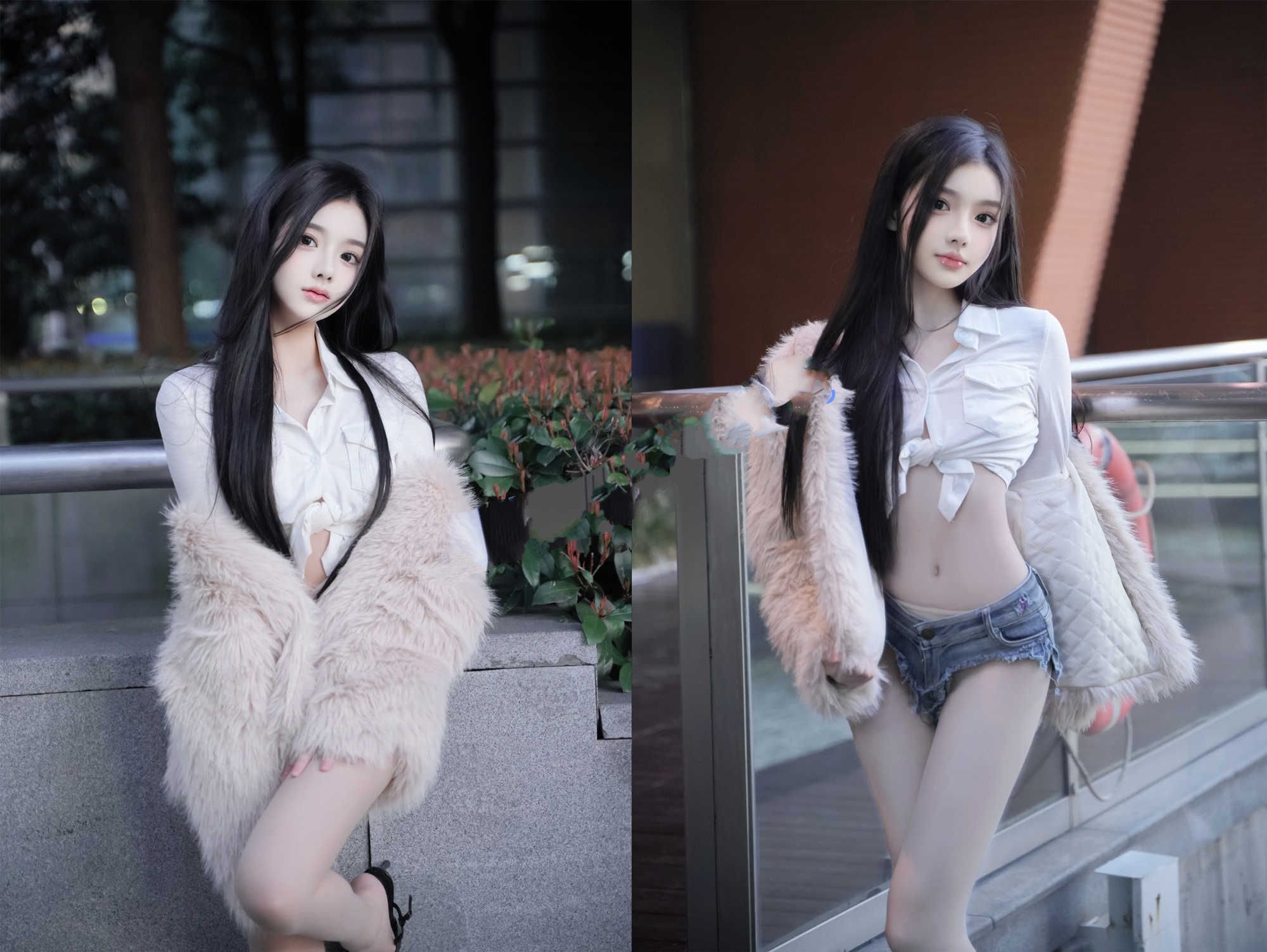 逼毛浓密性感的高颜值美女 龙雪儿❤️超大尺度自拍❤️被摄影师脱肉丝拿自慰棒一边搞 一边草