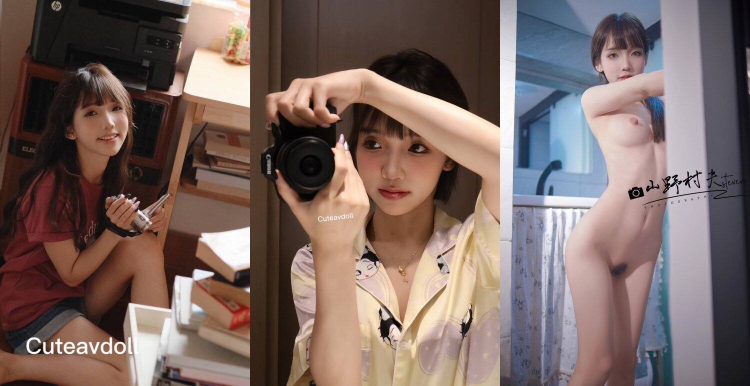 ⚡⚡最新重弹，摄影大咖【山野村夫】御用模特，特推顶级高颜女神【广深虾酱】露脸私拍完整集，打炮紫薇清纯外表下如此反差