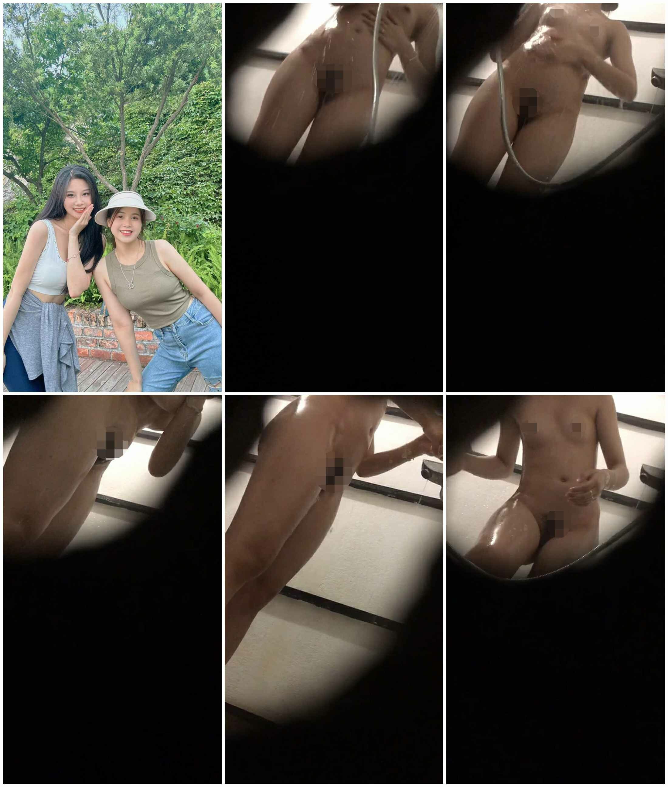 ✅原版✅TWTP姐妹两一起洗澡相互搓背,姐姐阴毛多奶子大,妹妹阴毛少奶子小