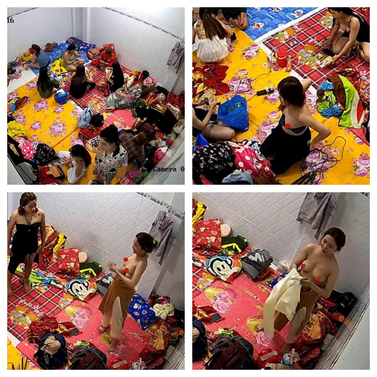 2023-5月最新流出黑客破解摄像头监控偷拍❤️缅北夜总会小姐宿舍私密生活一个房间居然住那么多人[1201MB]