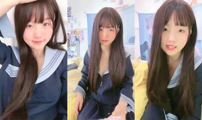 ⭐⭐⭐推荐！清纯学生~超级骚~【小小.沈佳绮】又白又嫩~好喜欢，目的就是让你一秒找回青春，超赞~~~
