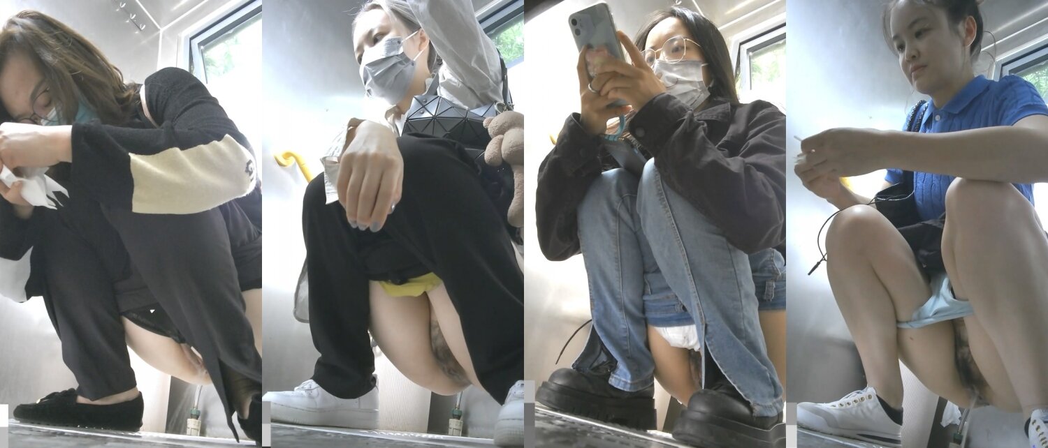 《极品CP⚡魔手☛外购》经济型集体公寓女厕逼脸同框偸拍多位学生和上班族小姐姐方便，眼镜妹子比较多啊