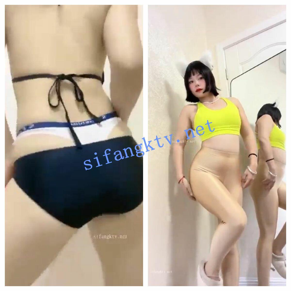 ❤️❤️【快手】安琪悦---健身婊尺度略有进步，丁字裤 肥臀大奶 流淫水 最新私拍福利14V